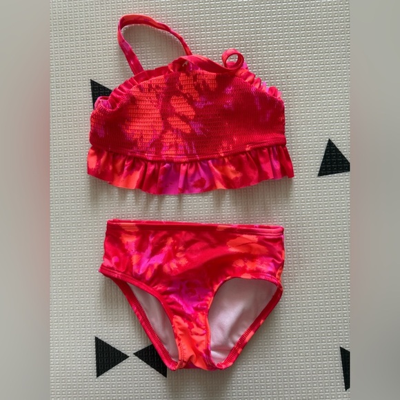 Cat & Jack|Baby girl bikini,toddler two piece swim suit with smocking•••Size 2T - Picture 3 of 6